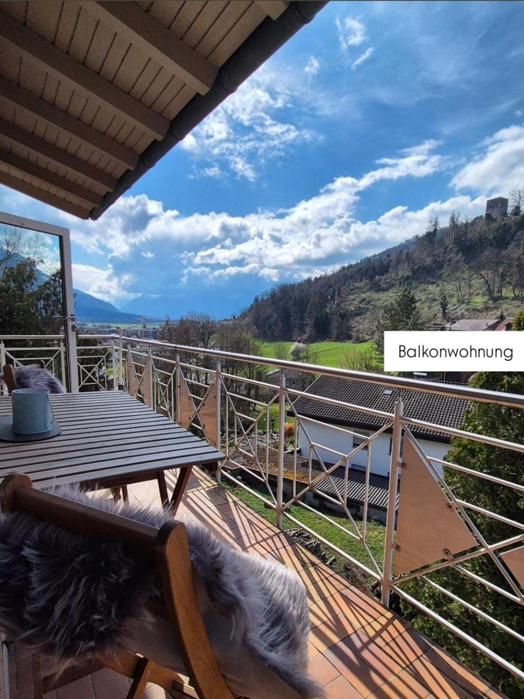 Ferienwohnung Tostner Burgblick Feldkirch Exterior foto